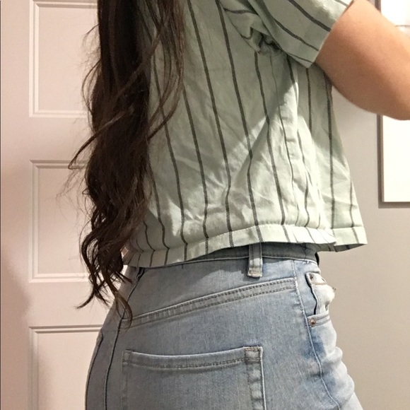 Mint green adidas croptop - Picture 2 of 4